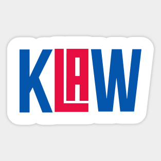 Kawhi Leonard 'KLAW' - NBA Los Angeles Clippers Sticker